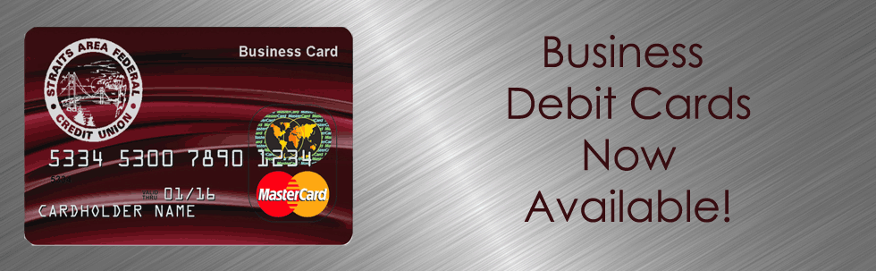 Business Debit Cards now available!