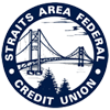 Straits Area Federal Credit Union: Hometown and Friendly. Logo